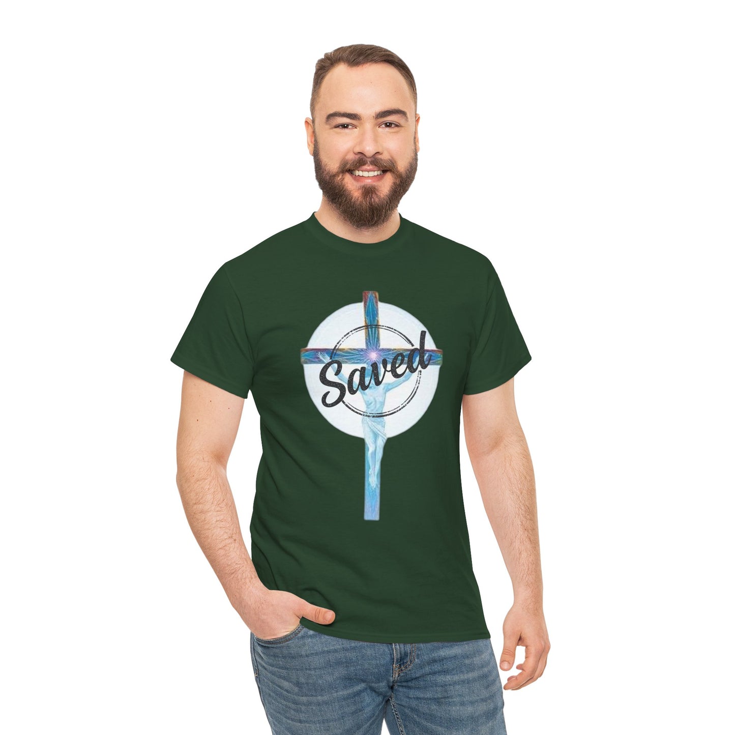 Saved by Grace – Men’s Christian T-Shirt