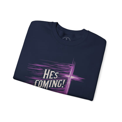He's Coming – Men’s Christian Crewneck Sweater