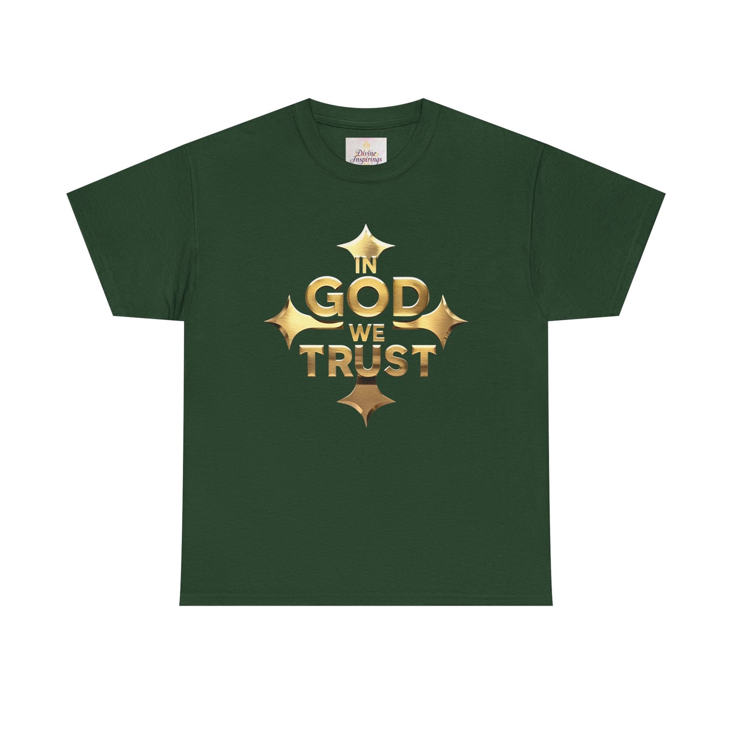 In God We Trust (Gold)- Woman's Christian T-Shirt