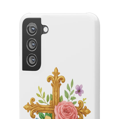 Floral Cross Snap Case for Samsung – Faith in Bloom