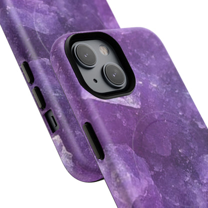 Spiritually Refined – Amethyst Crystal iPhone Magnetic Tough Case