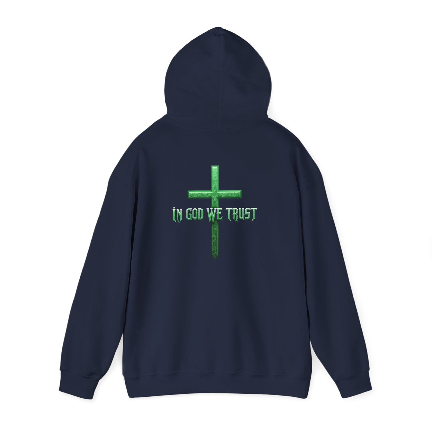 In God We Trust - Women's Christian Hoodie (Green Design)
