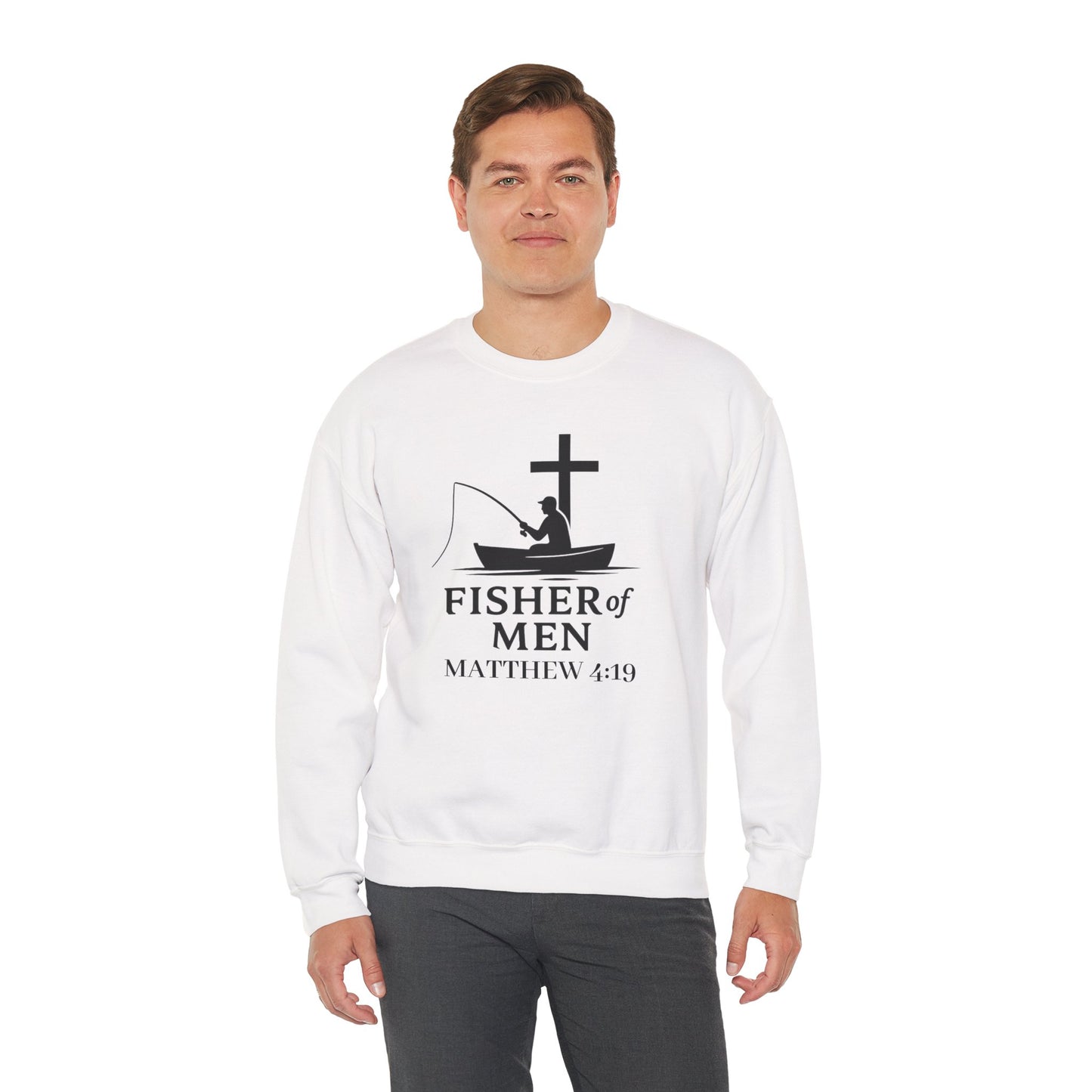 Fisher of Men – Men’s Christian Sweatshirt