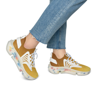 Women’s Molten Gold Sneakers – Shine with Strength