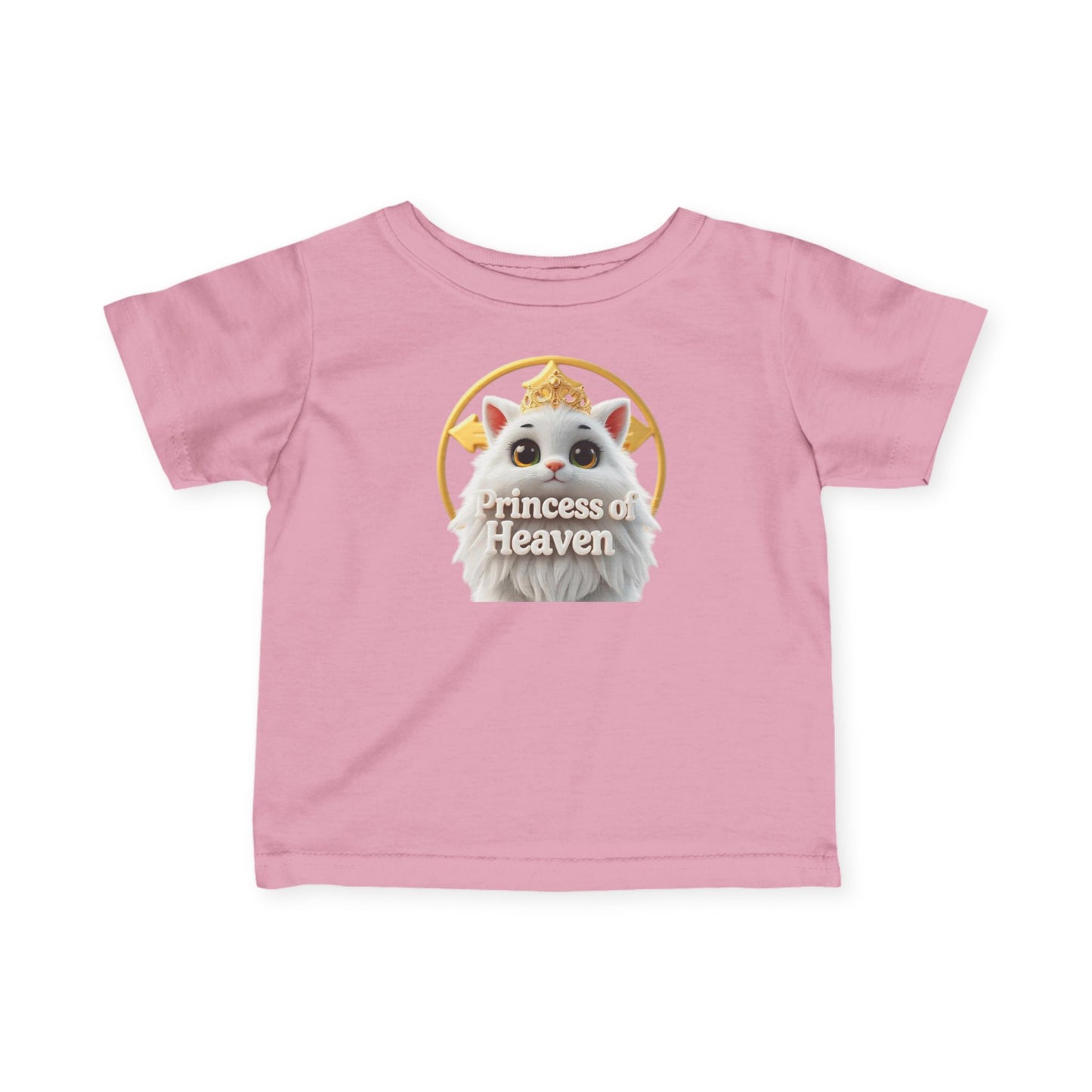 Infant Girls’ “Princess of Heaven” Christian T-Shirt – Baby Faith Tee