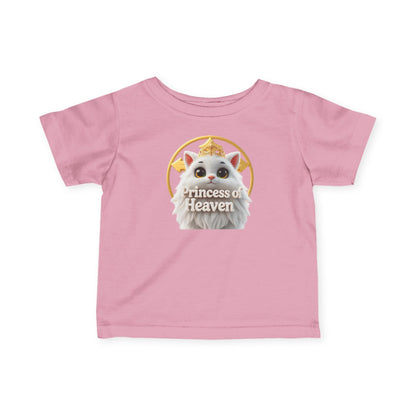 Infant Girls’ “Princess of Heaven” Christian T-Shirt – Baby Faith Tee