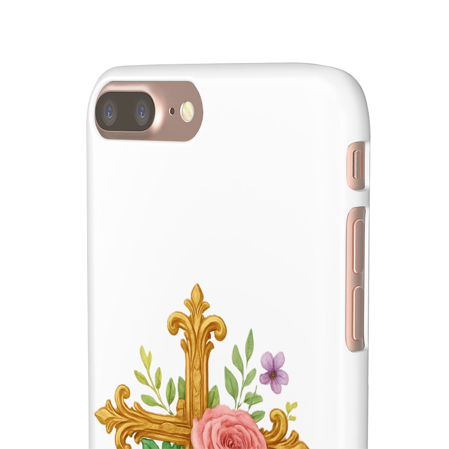 Floral Cross Snap Case for iPhone – Faith in Bloom