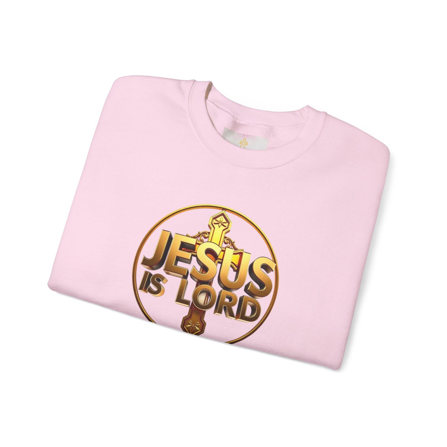 Romans 10:9 Inspired Christian Sweater – Declare Jesus Is Lord & He Is Risen (Dark Lettering)