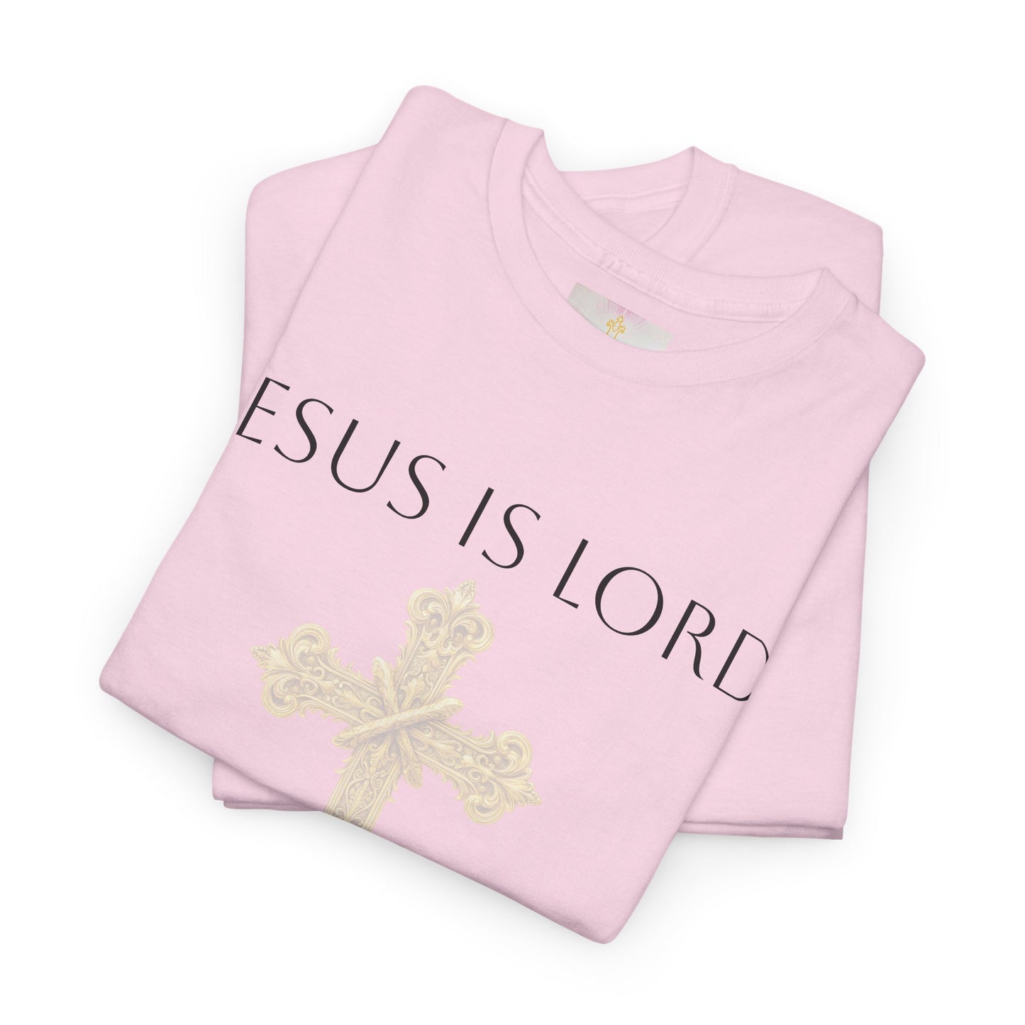 Jesus is Lord - Christian Women's Tee (Black Lettering)