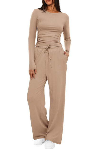 Refined Grace Wide Leg Pants Set