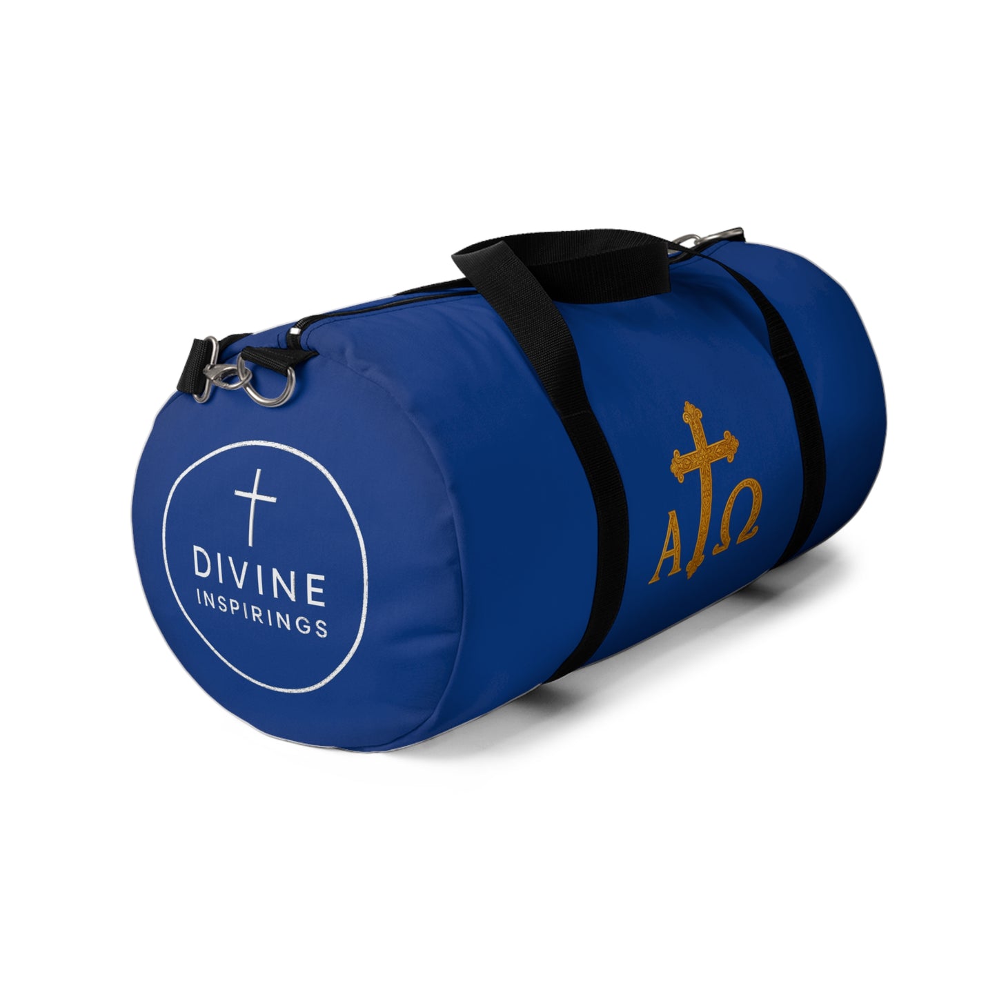 Eternal Victory Duffle Bag in Blue – Alpha & Omega
