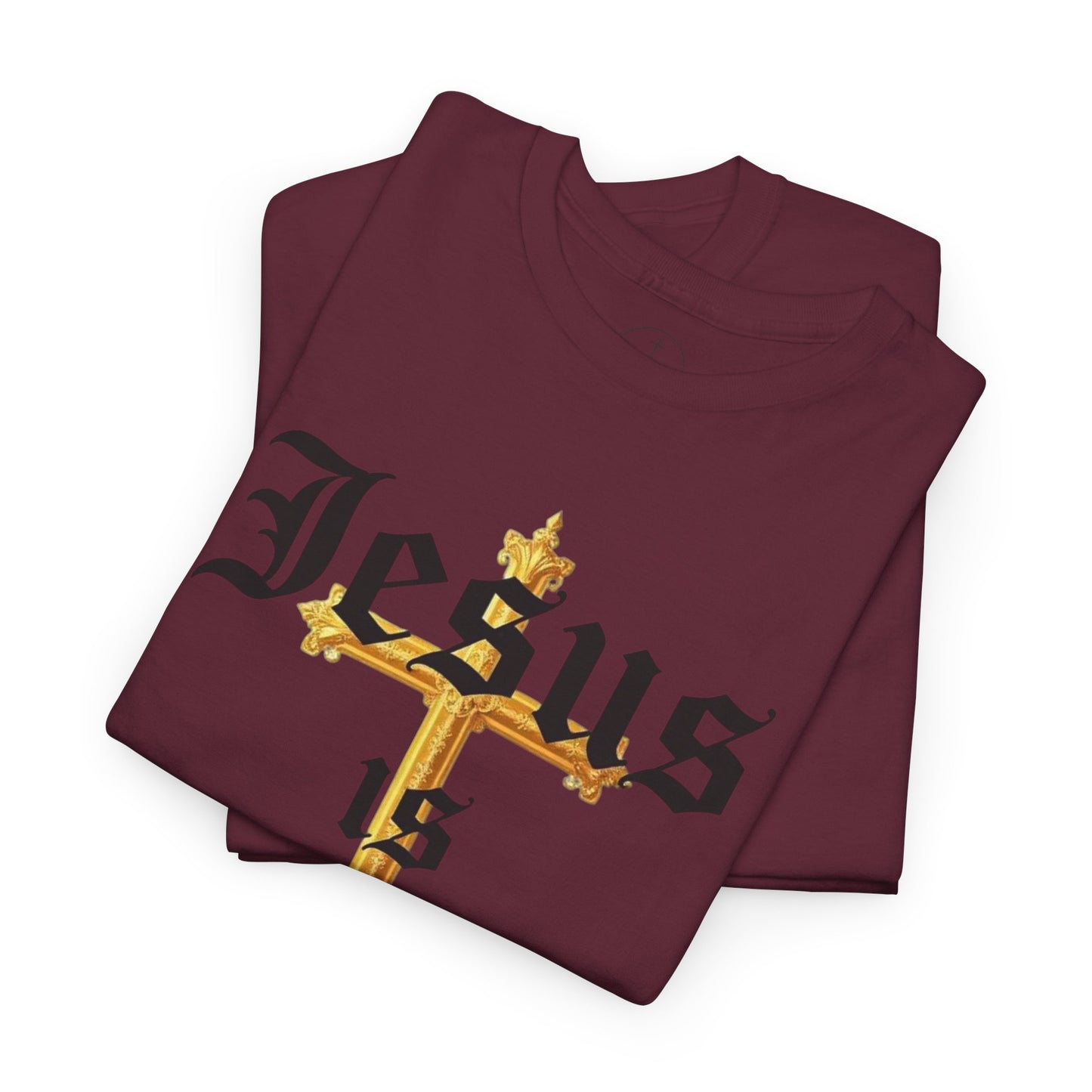 Jesus is Lord with Cross - Men's Christian T-Shirt