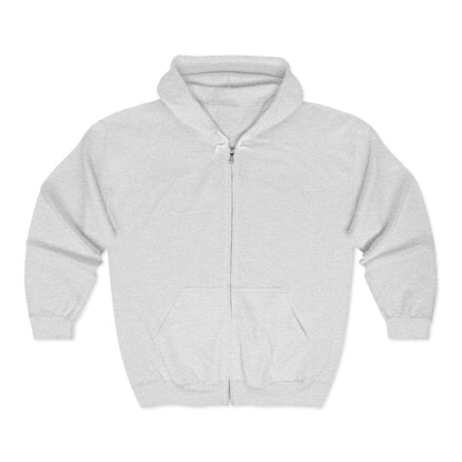 Anchored Journey – Women’s Classic Plain Zip-Up Hoodie (Dark Logo)