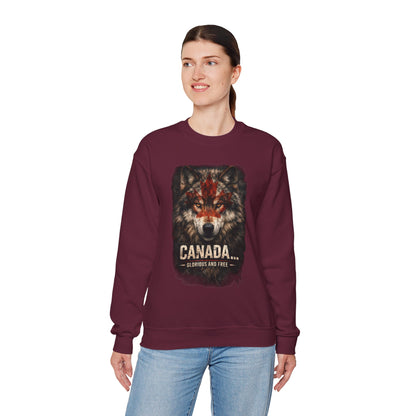 Canada War Paint: Glorious and Free - Women's Sweatshirt