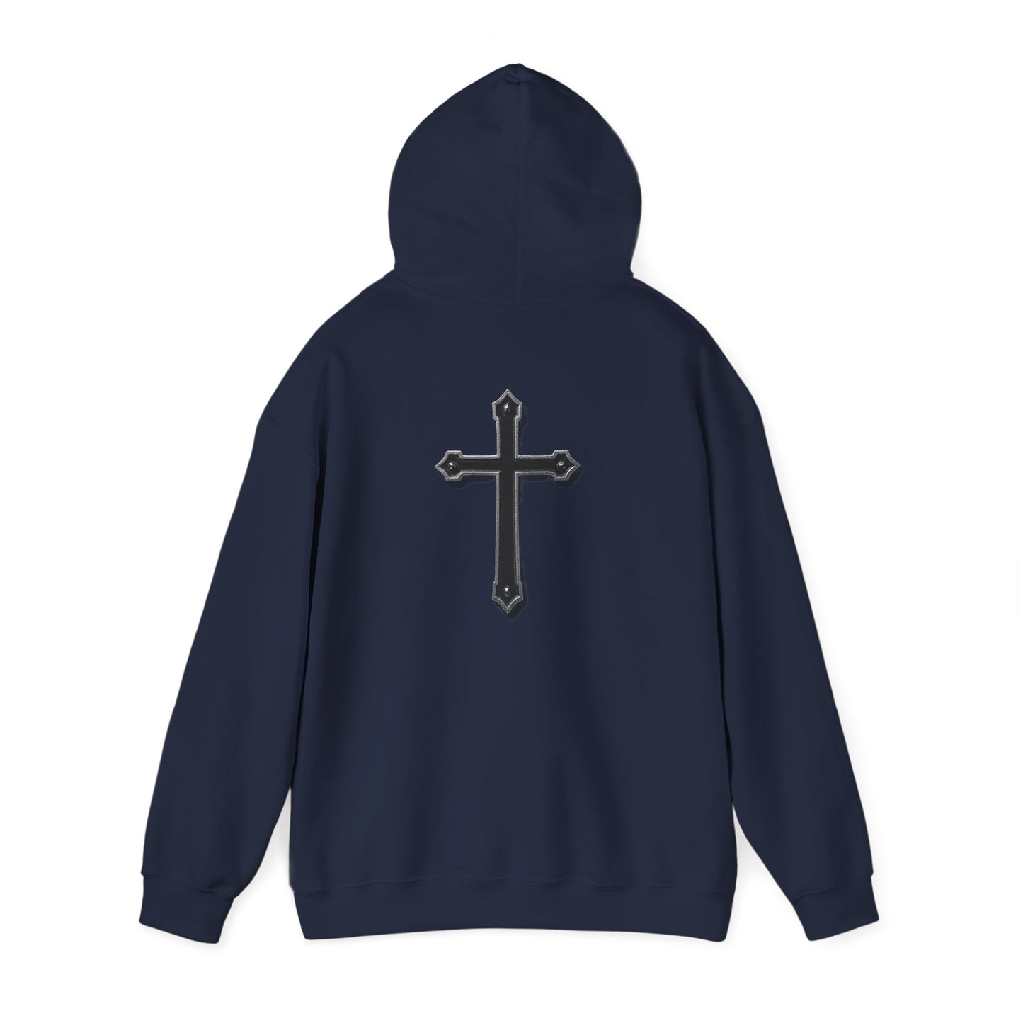 Warrior’s Black Cross Men’s Christian Hoodie