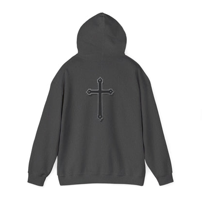 Warrior’s Black Cross Men’s Christian Hoodie