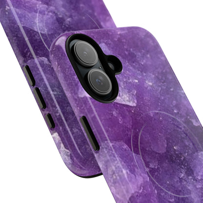 Spiritually Refined – Amethyst Crystal iPhone Magnetic Tough Case