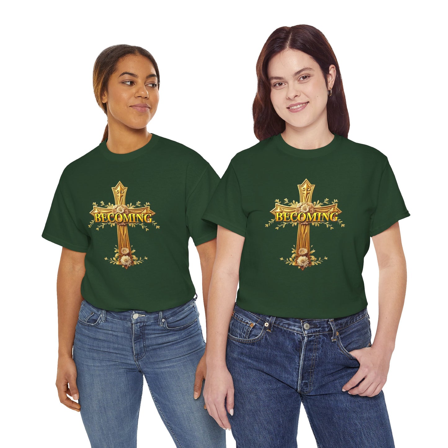 Becoming - Woman's Christian T-Shirt