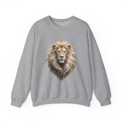 Christ is King (Lion of Judah) - Men's Christian Sweatshirt