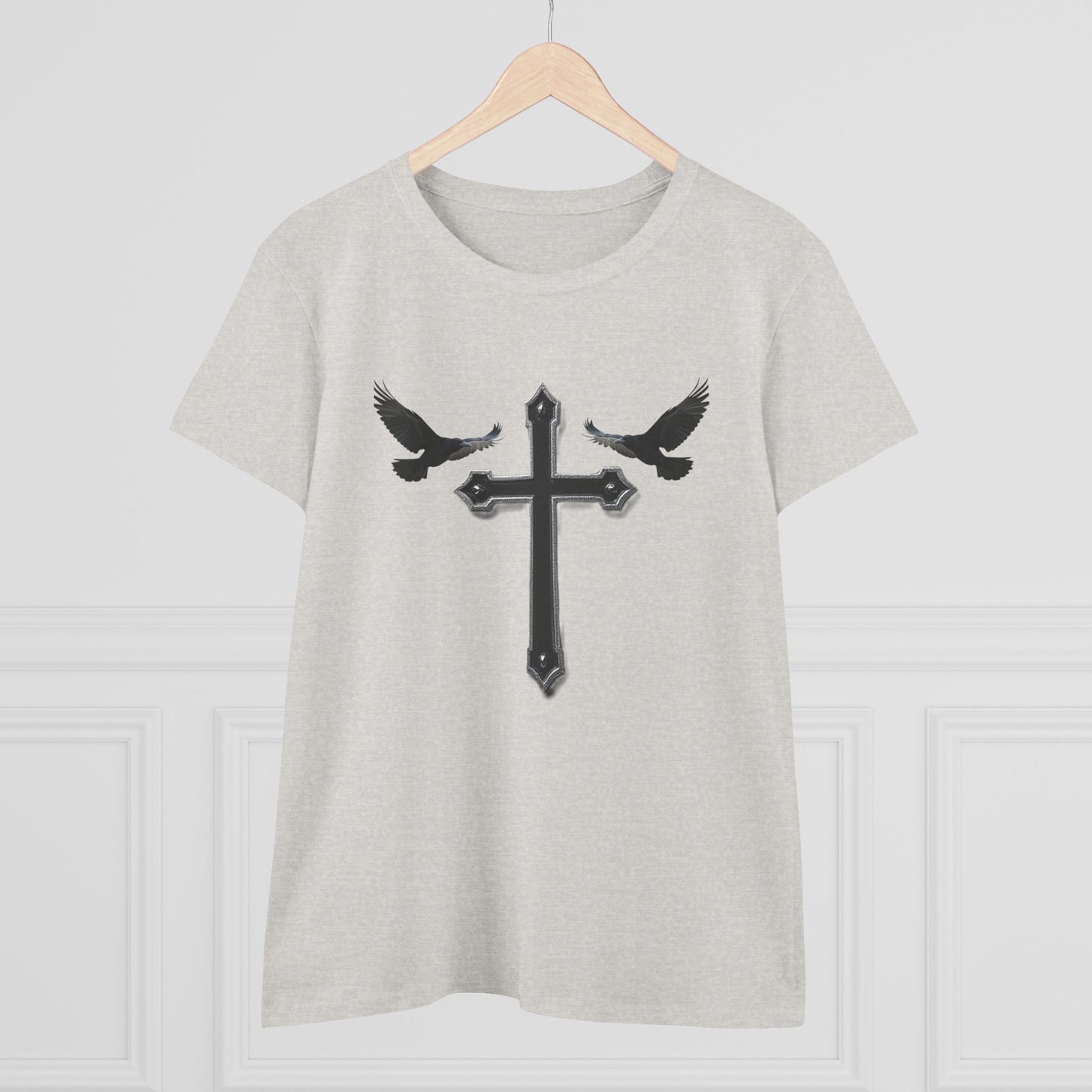 Fed by Faith – Cross & Crows Women’s Tee