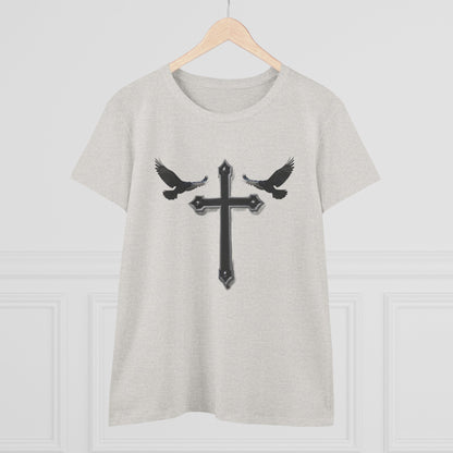 Fed by Faith – Cross & Crows Women’s Tee