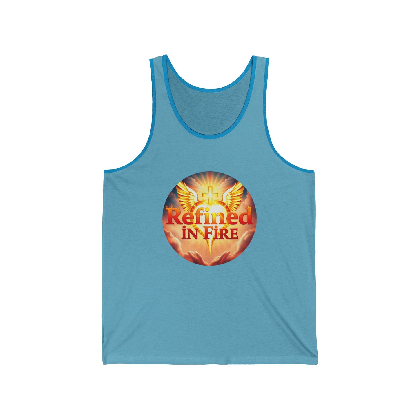 Wings of Faith - Refined in Fire Women’s Christian Tank Top