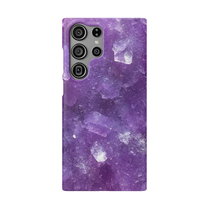 Amethyst Crystal Finish Samsung Snap Case