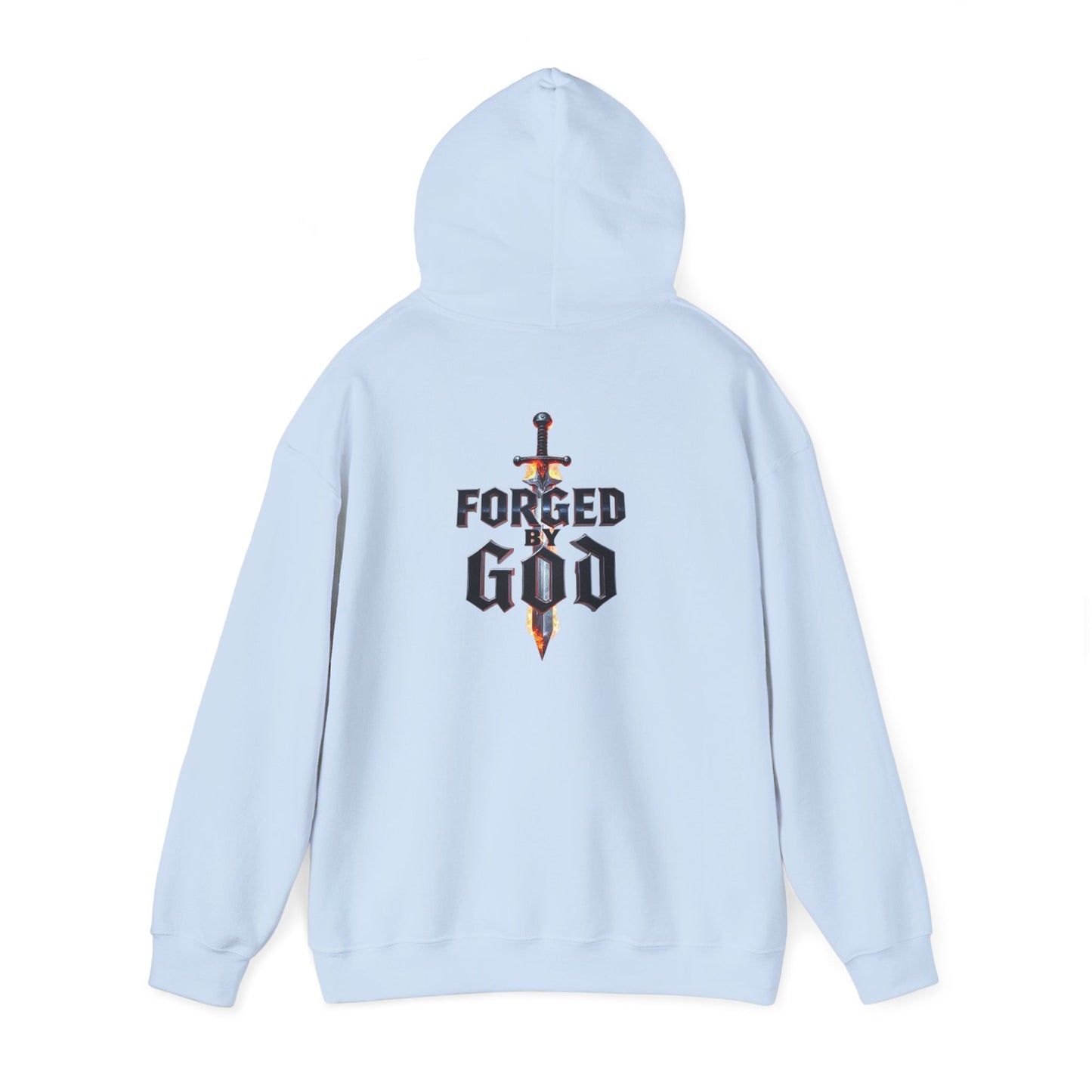 Forged by God Men’s Christian Hoodie