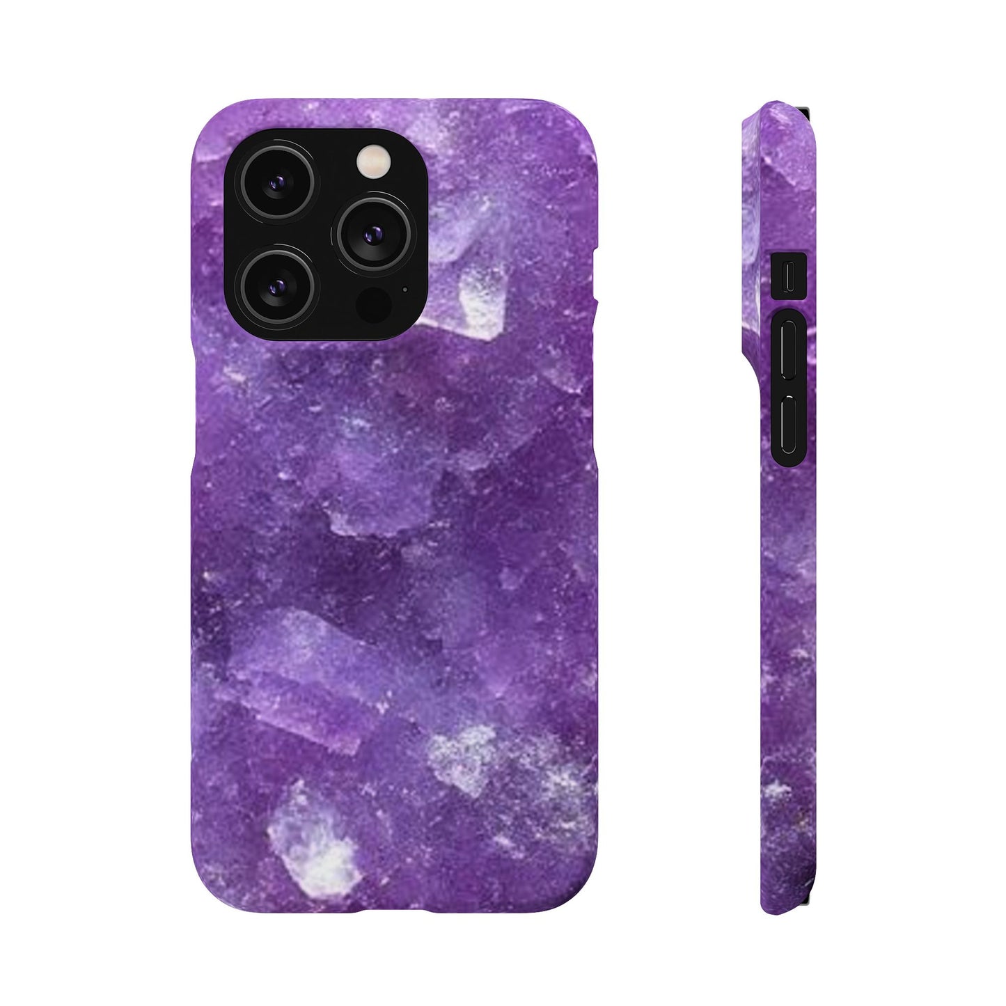 Amethyst Crystal Finish iPhone Snap Case