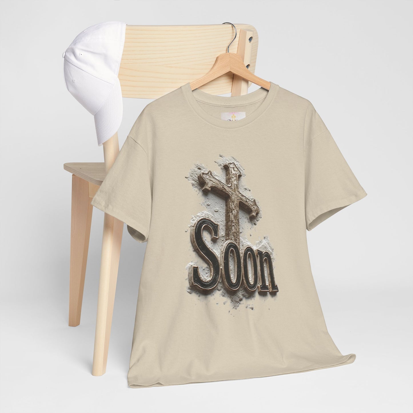 Soon: The Coming King Cross Tee – Men’s Faith Shirt