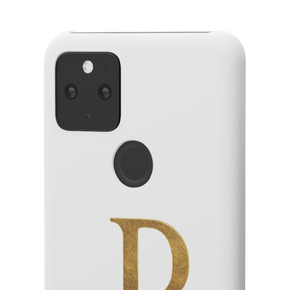 White Chi Rho Snap Case for Google Pixel 5 – The Way, Truth & Life
