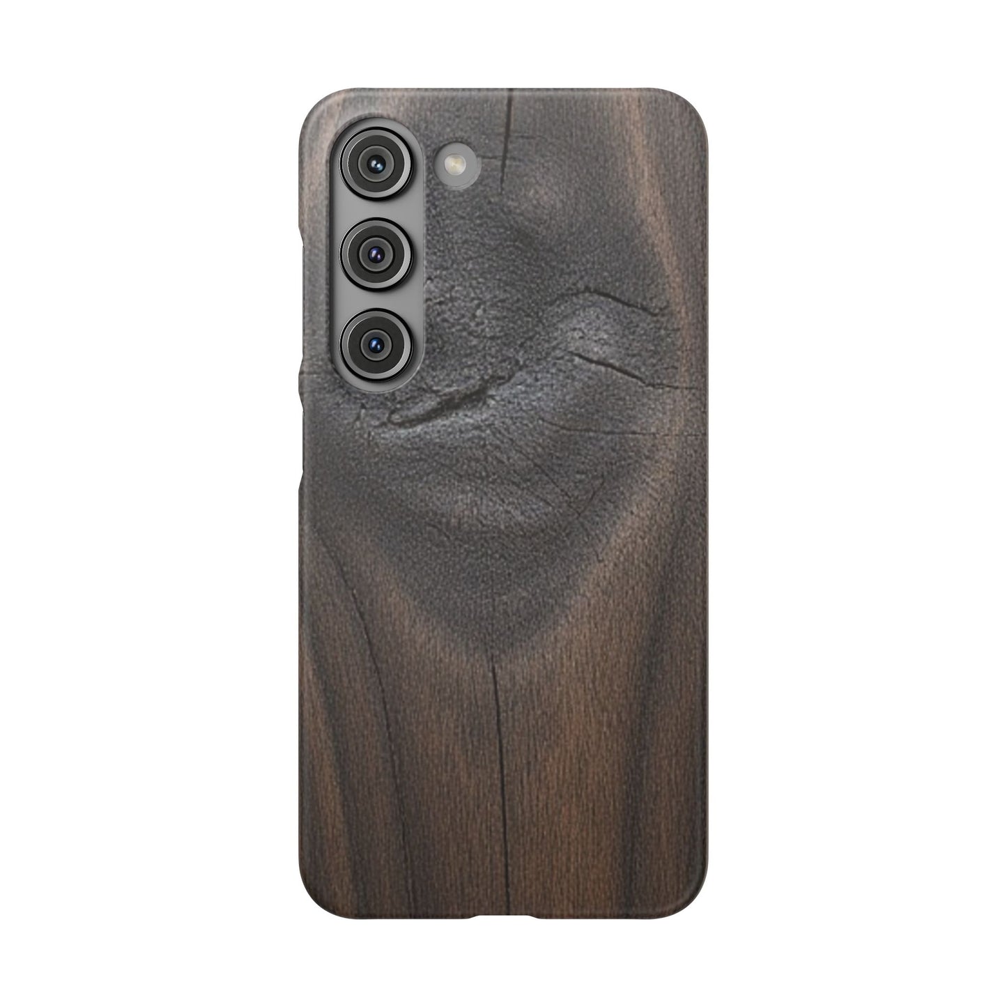 Dark Wood Grain Samsung Snap Case