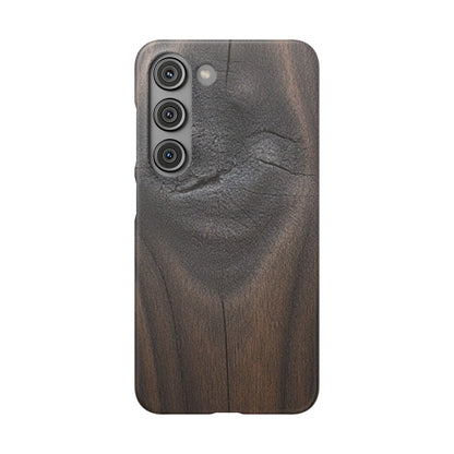 Dark Wood Grain Samsung Snap Case