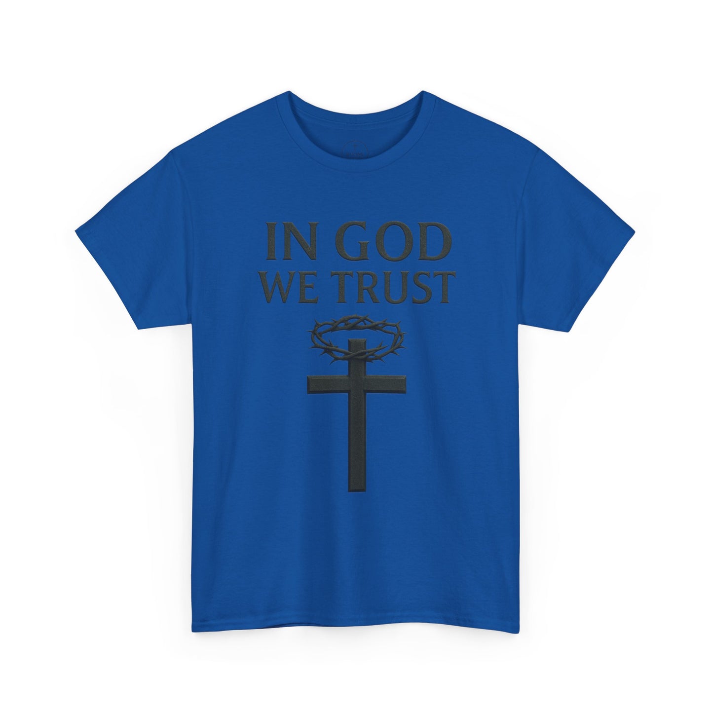 In God We Trust (Crown of Thorns) – Men’s Christian Tee
