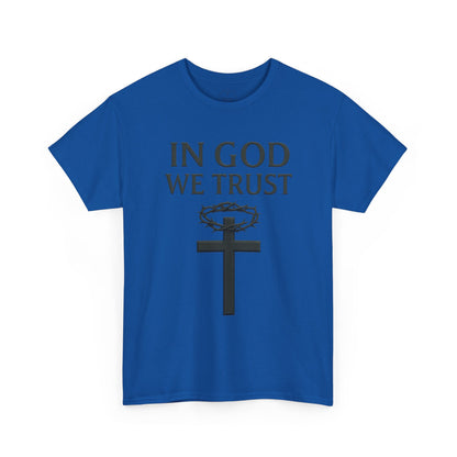 In God We Trust (Crown of Thorns) – Men’s Christian Tee