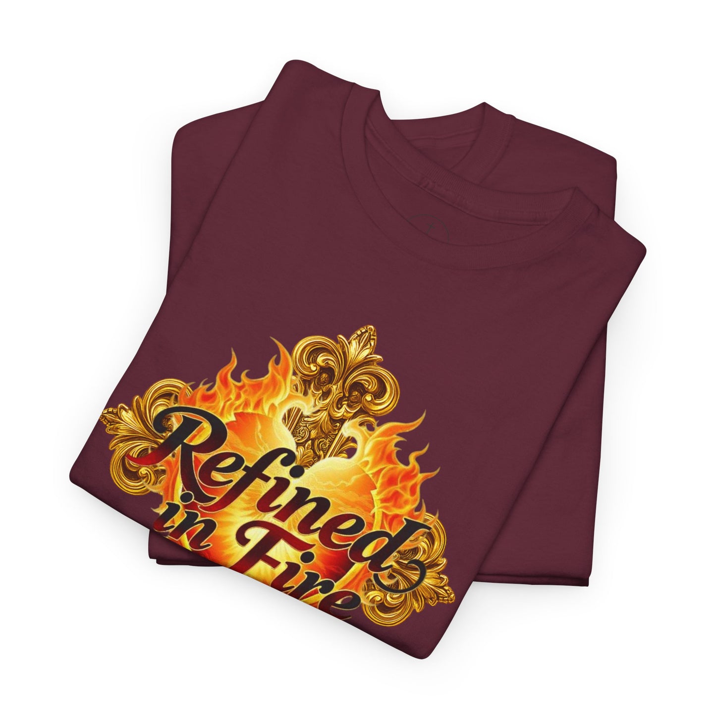 Refined in Fire — Men's Ornate Christian T-Shirt