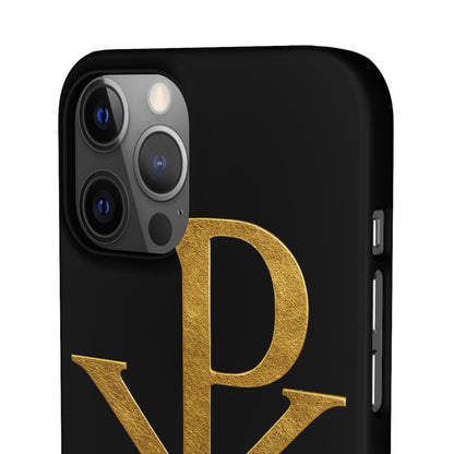 Black Chi Rho Snap Case for iPhone – The Way, Truth & Life