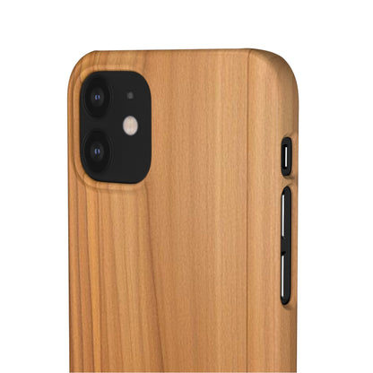 Natural Wood Grain iPhone Snap Case