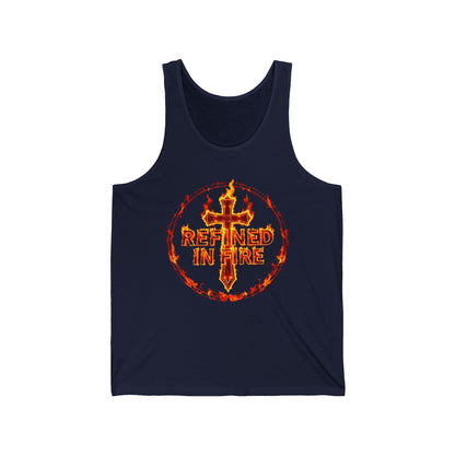 Refined in Fire Women’s Christian Tank Top – Faith Empowered