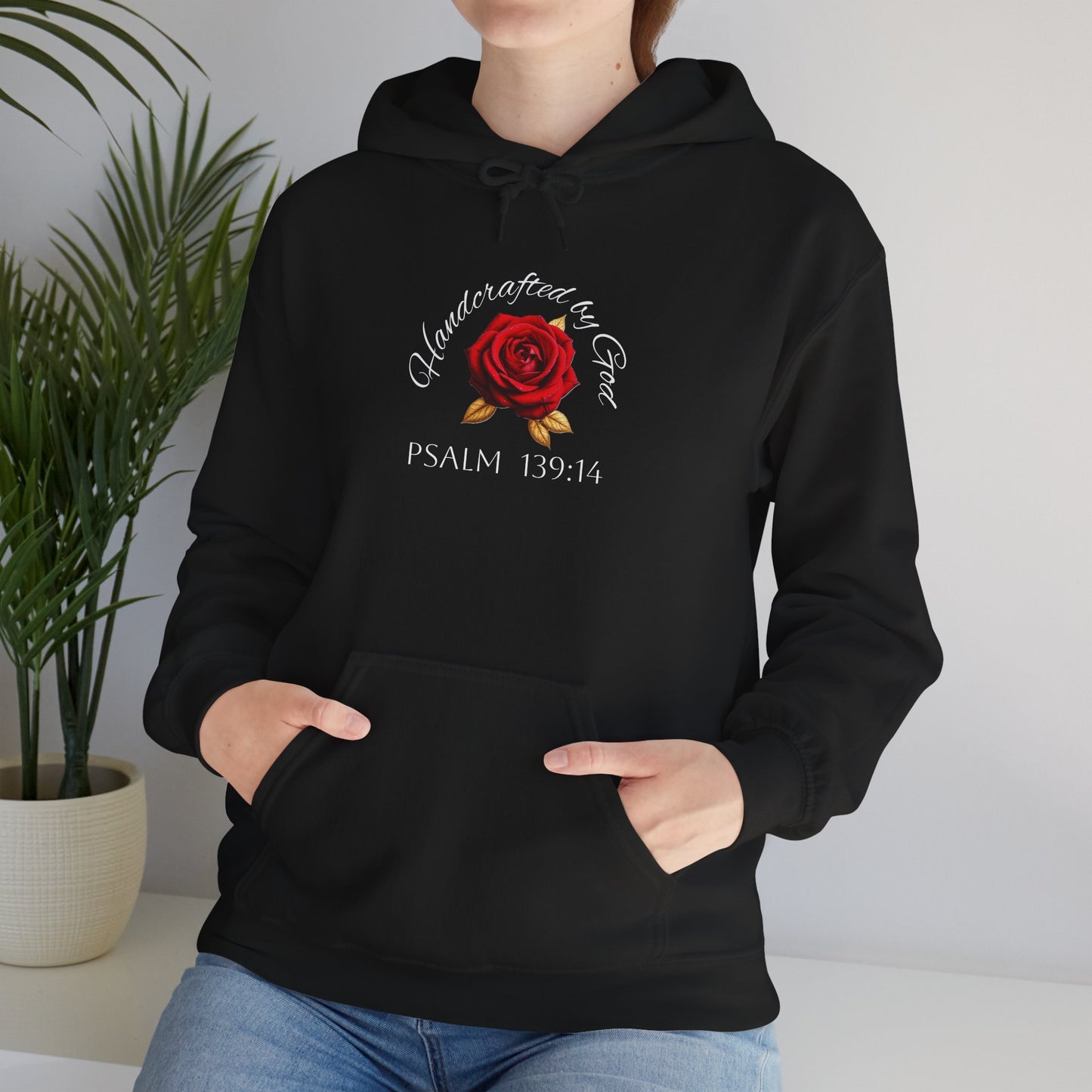 Handcrafted by God Rose Women's Hoodie