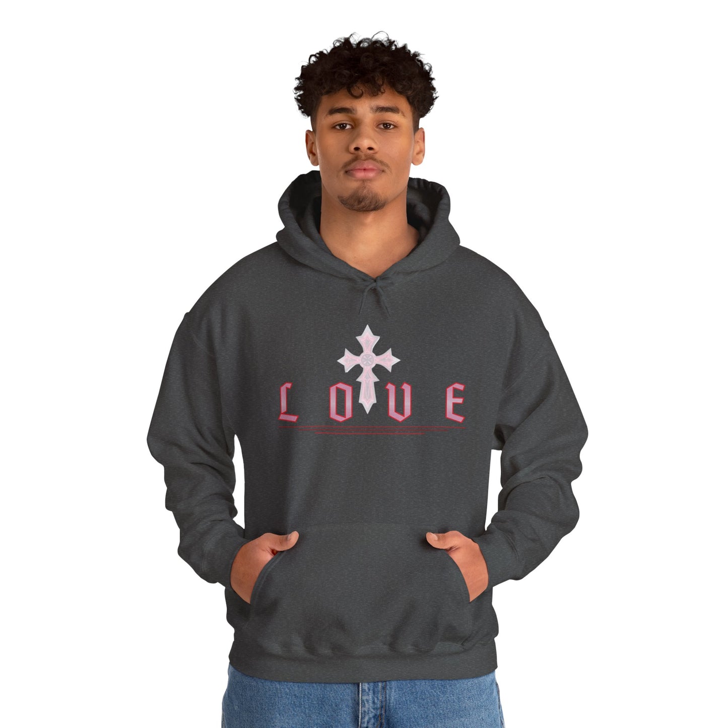 Fearless Love Men’s Hoodie – Stand Strong in Faith