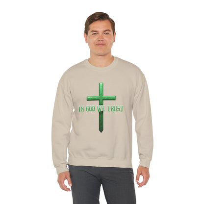In God We Trust (Matrix) - Men's Christian Sweater
