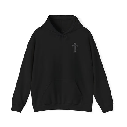 Warrior’s Black Cross Men’s Christian Hoodie