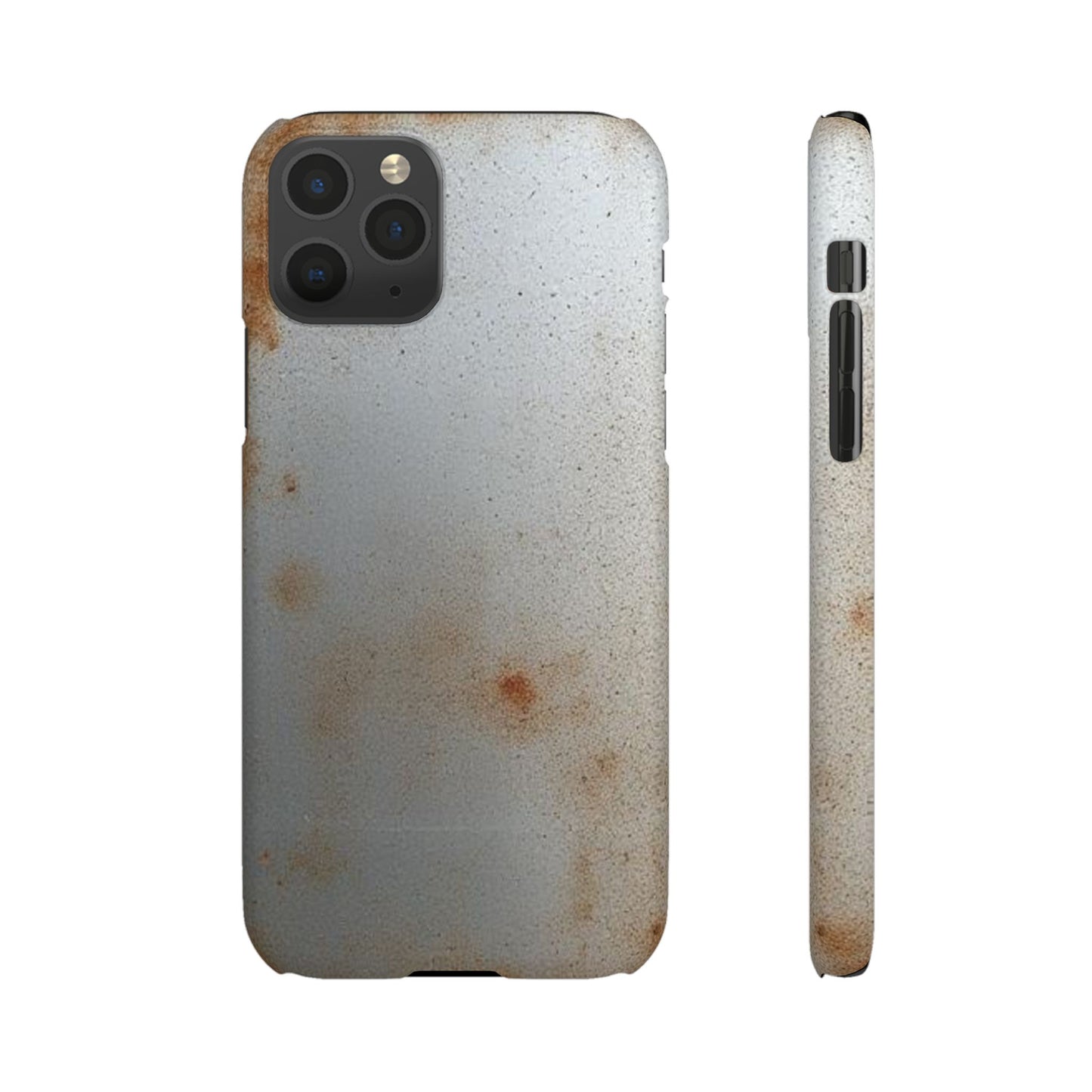 Old Steel Finish iPhone Snap Case