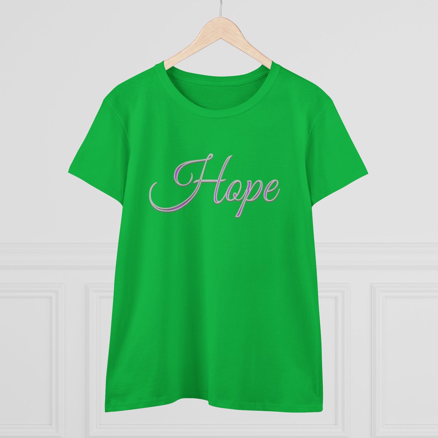 Women’s “Hope” Tee – Inspirational Scripture Design | Romans 15:13