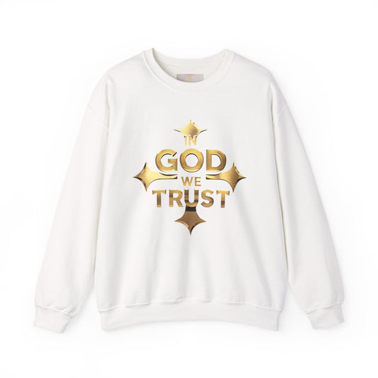 In God We Trust (Gold) - Women’s Christian Sweatshirt