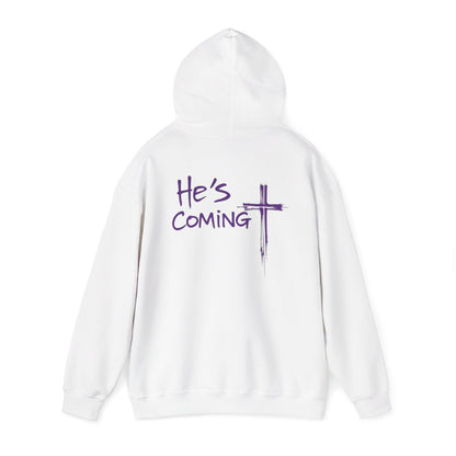 He's Coming, Prepare the Way – Christian Men's Hoodie