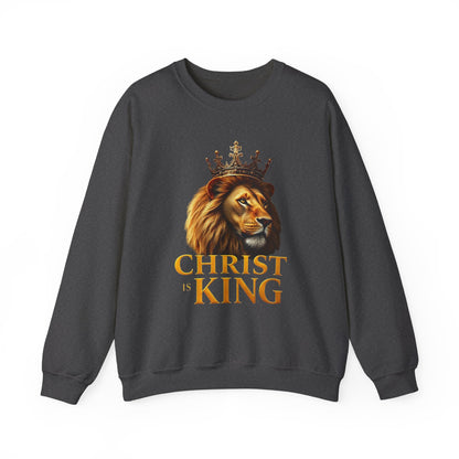 Christ is King (Lion Ed) – Men’s Christian Sweatshirt