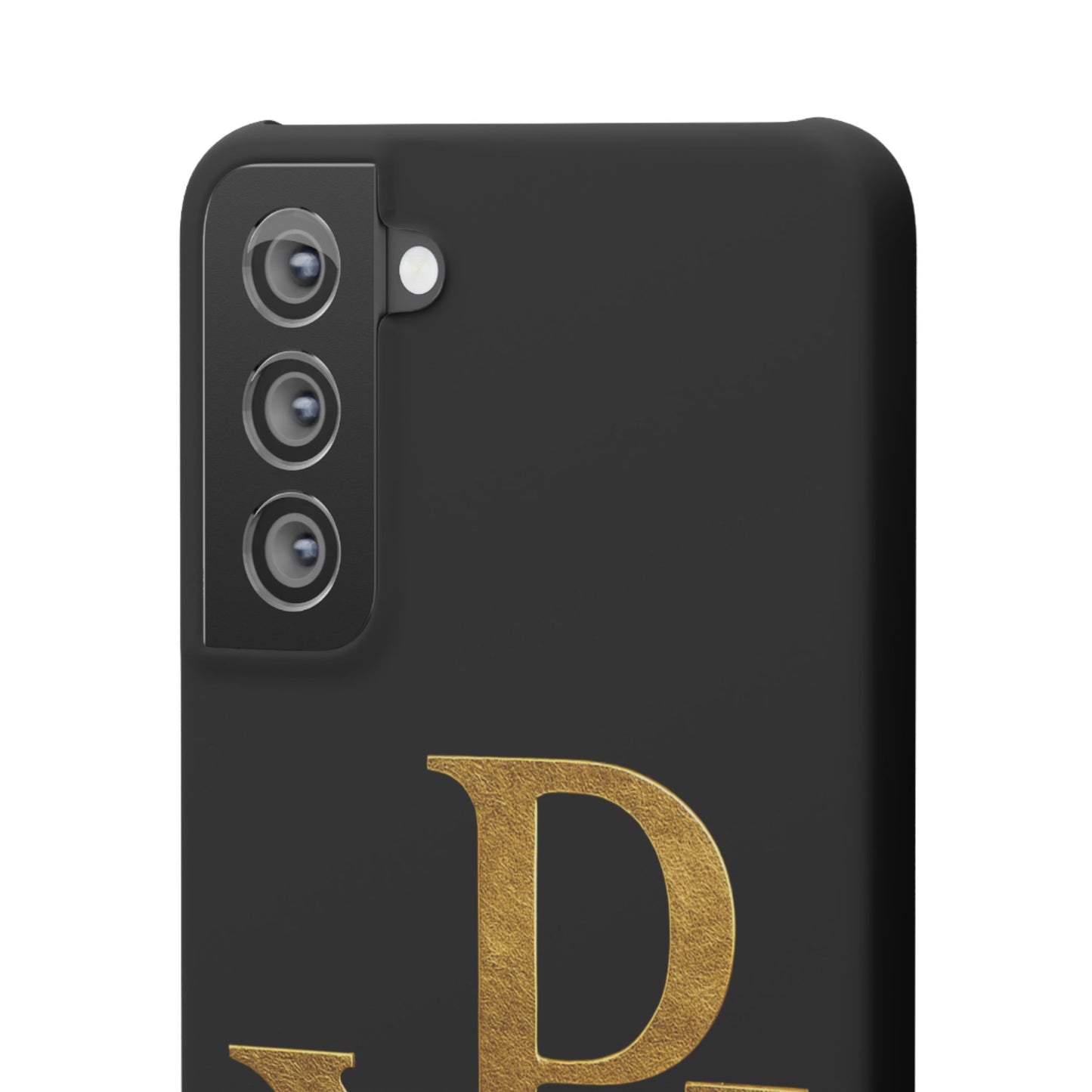 Our Eternal Hope in Christ - Black Chi Rho Snap Case for Samsung