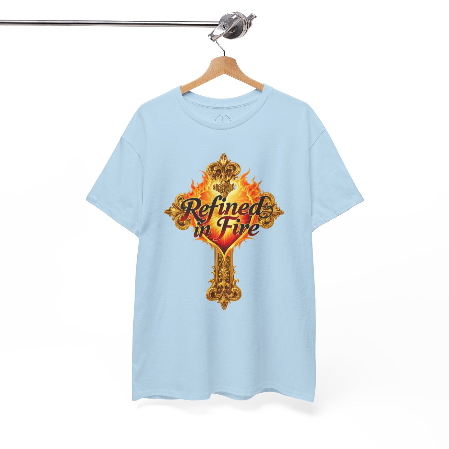 Refined in Fire — Men's Ornate Christian T-Shirt